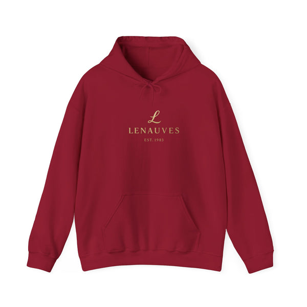 Hoodie Cardinal Red - L LENAUVES Est. 1983*
