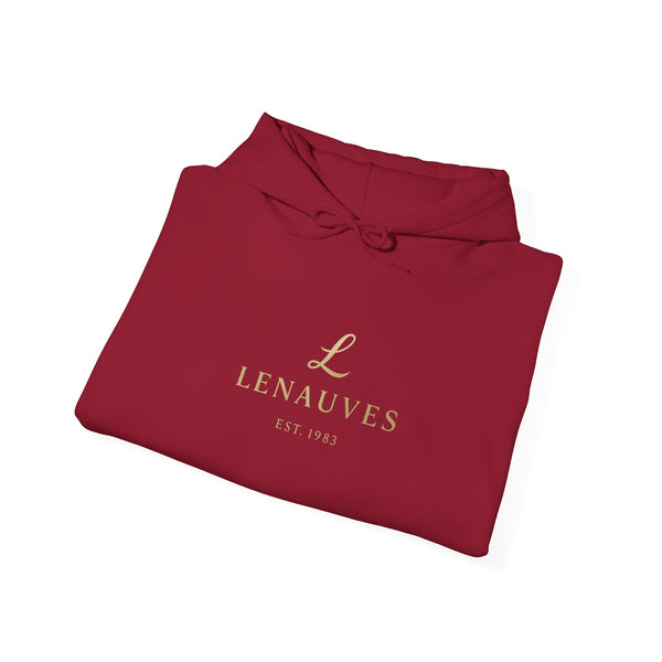 Hoodie Cardinal Red - L LENAUVES Est. 1983*